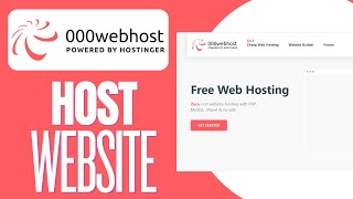 How to Host a Website on 000webhost 2024 [upl. by Enrobyalc]