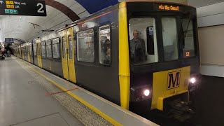 Tyne amp Wear Metro  Metrocars 40734081 depart Haymarket [upl. by Willcox]