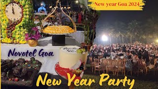 New Year Party at Novotel Goa Buffett Spread 2024 [upl. by Ymiaj]