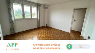 A LOUER  Appartement 2 pièces de 4177 m² habitables à Draveil en Essonne [upl. by Batruk]