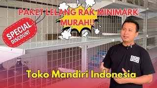 PAKET LELANG RAK MINIMRKET MURAH konsultanminimarket [upl. by Carita]