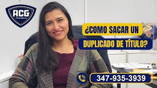 Como y quien puede sacar un duplicado de titulo en New York [upl. by Guimond]