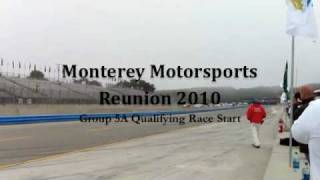 Monterey Motorsports Reunion 2010  Group 5A Start [upl. by Mathur259]