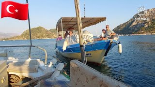 🇹🇷Turkey icmeler to marmaris water taxi [upl. by Akinirt]