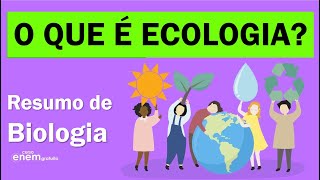 O QUE É ECOLOGIA  Resumo de Biologia para o Enem amp Encceja Profe Juliana Evelyn Santos [upl. by Onitnerolf]