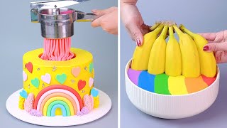 Best Rainbow Cake Recipes by Tasty Plus  Top Yummy Cake Decorating Ideas  Easy Cake Hacks [upl. by Arbma]