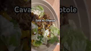 Cava Vs Chiptole cava chipotle [upl. by Froehlich]