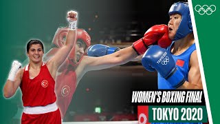 Boxing Womens Welter 6469kg Final  Tokyo 2020 Replays [upl. by Akihsay110]