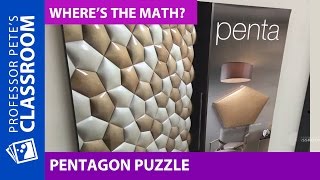 Wheres the Math 15 for Grade 6 Pentagon Tessellation Puzzle [upl. by Bordy]