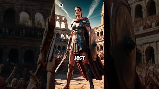 Gladiatrix The Fearless Female Fighters of Ancient Rome ⚔️ didyouknow knownugget womenwarriors [upl. by Akinuahs]