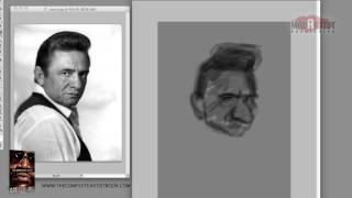 Portrait Caricature Digital Painting Tutorial by renowned artist Jason Seiler [upl. by Leopold]