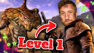 Level 1 VS Alpha Deathclaws in Fallout New Vegas  Challenge Accepted [upl. by Miko]