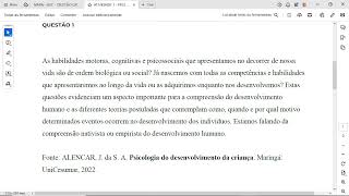 Com base no conteúdo estudado na disciplina elabore um texto argumentativo com no mínimo 15 e no m [upl. by Sarina]