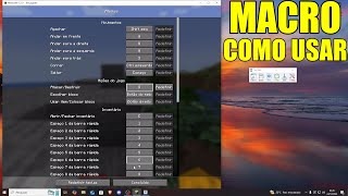 MACRO PARA SERVIDORES DE MINECRAFT QUALQUER VERSÃO [upl. by Trah]