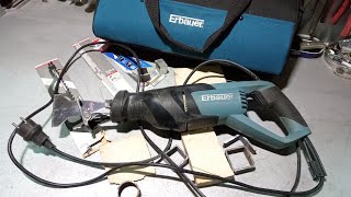 Erbauer ERB373RSP 1100w RECIPROCATING SAW  Retro Tool years 2016 [upl. by Mireielle]