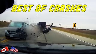 INSANE CAR CRASHES COMPILATION  BEST OF USA amp Canada Accidents  part 12 [upl. by Langan604]