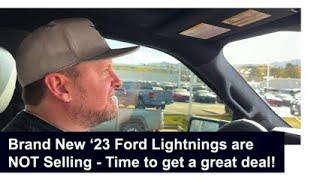 Get great deals on new 2023 Ford Lightnings still on the lot [upl. by Christmann854]