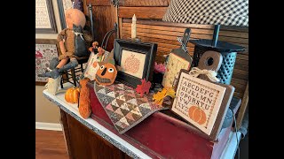 Saltbox Stitcher Episode 54 quotOctober has Arrived Let the Fall Stitching Beginquot [upl. by Harwin]