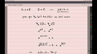 Mathématiques  Algèbre abstraite  Groupes cycliques  Exercice 7 [upl. by Akimat]