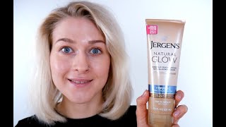 Jergens Natural Glow FIRMING Body Lotion Fair to Medium Skin Tone Moisturizer with Collagen [upl. by Mellen891]