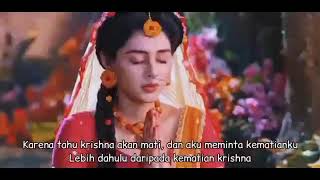 radha Krishna anugrah kematian radha 😭 full subtitel bagasa Indonesia 😭 [upl. by Oad]