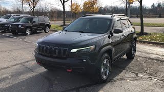 2019 Jeep Cherokee Trailhawk Lapeer Oxford Davison Imlay City Lake Orion MI [upl. by Alyahc]