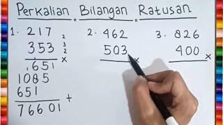 Belajar Matematika Kelas 3 SD  Perkalian Bilangan Ratusan [upl. by Garett]