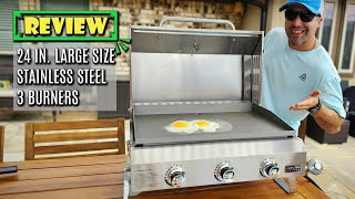 Ultimate Portable Propane Grill 3 Burner Power [upl. by Iramat]