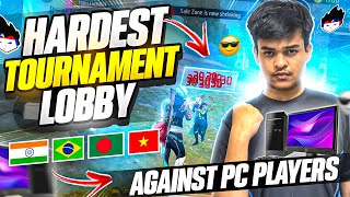 Tsg Legend Dominance Against Toughest Pc Lobby 👽  Garena Free Fire [upl. by Eruot]