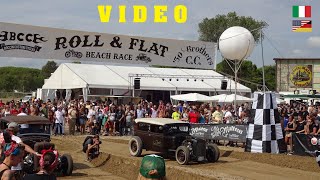 Roll n´ Flat Caorle Italy Beach Race amp Hot Rod Party [upl. by Aimak36]