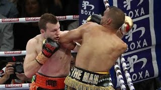 Jeff Horn vs Anthony Mundine 1st Round KO [upl. by Soluk]