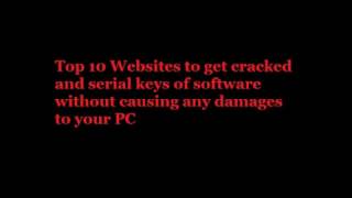 Top 10 websites to get cracked and serial keys of software this is best over the world [upl. by Jorey]