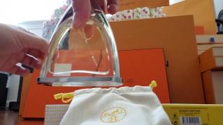 Hermes unboxing  Galop DHermes Pure Parfum refillable natural spray [upl. by Ezekiel]