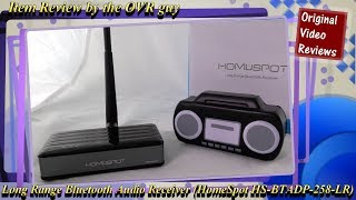 HomeSpot Long Range Bluetooth Audio Receiver Review [upl. by Magnolia]