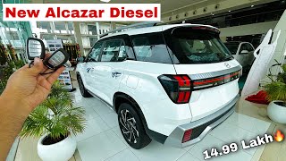 New Facelift Alcazar 2024 Diesel⛽️  New 7 Seater SUV  Hyundai Alcazar Signature [upl. by Ahtimat612]