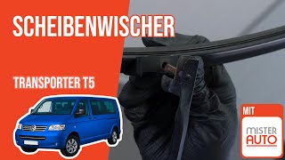 Wie Transporter T5 Scheibenwischer wechseln 🌧 [upl. by Varipapa775]