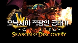 와우 디스커버리 오닉시아 11회차 백수범구 Molten Core SOD  Onyxia  Paladin  Druid Tank [upl. by Ohs538]