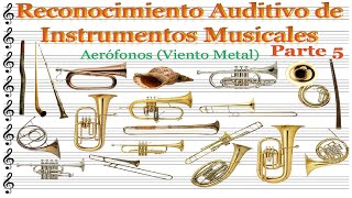 👂🏻​ Reconocimiento Auditivo de Instrumentos Musicales Aerófonos Vientometal PARTE 5 [upl. by Dewar]