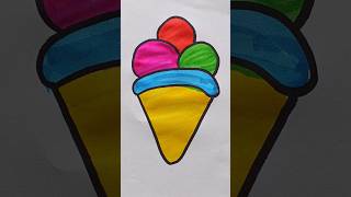 Cute Drawing Icecream 🍨 for Kids drawing kidsvideo [upl. by Jaynes]