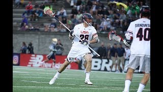 Michael Ehrhardt 2018 FIL World Lacrosse Championships MVP Highlights [upl. by Bartram]