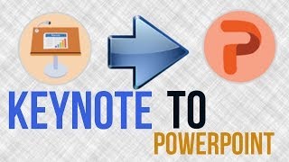 How To Save A Keynote File As A PowerPoint Presentation  Keynote Tutorial [upl. by Dewhirst]