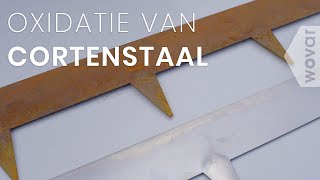 Cortenstaal sneller laten roesten  Tips voor versnelling van oxidatie van cortenstaal [upl. by Carper]