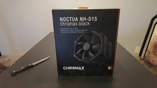 Noctua NHD15 ChromaxBlack Unboxing [upl. by Trant]