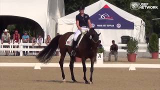 Lindsey Holleger Wins the Junior Individual Dressage Gold Medal at NAJYRC2013 [upl. by Kciwdahc]