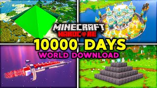 I Survived 10000 Days In Minecraft Hardcore [upl. by Nosam]