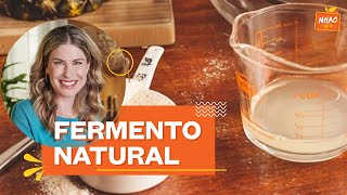 LEVAIN como fazer fermento natural para pão caseiro  Rita Lobo  Cozinha Prática [upl. by Yelsna]