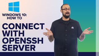 How to connect to Windows 10 using OpenSSH Server [upl. by Alsworth80]