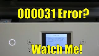 The Epson ET15000 Error 000031 Fake Paper Jam  the Fix You Need [upl. by Castra]