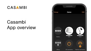 Casambi App overview [upl. by Wina]