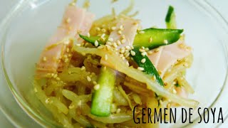 Ensalada Japonesa de Germen de Soya y pepino Deliciosa [upl. by Notsnhoj820]